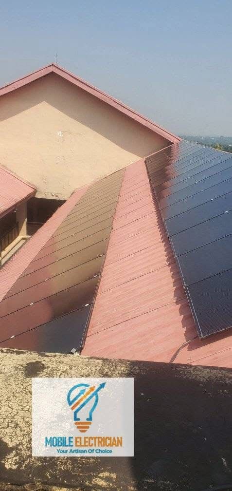 Solar panel installation